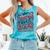 All I Want For Christmas Is More Books Teacher Xmas Holiday Comfort Colors Tank Top Light Green