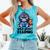 Wild About Reading Book Lover Gorilla Comfort Colors Tank Top Light Green