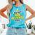 Women's Best Book Reviewer Critic Job Occupation Comfort Colors Tank Top Light Green