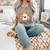 Cute Beanie Ghost Bookworm Cozy Book Reading Halloween Comfort Colors Tank Top Butter
