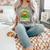 Toad-Ally 100 Days Smarter Frog Reading Book 100 School Day Comfort Colors Tank Top Butter