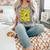 Varsity-Gold Yellow Comic Book University Varsity-Gold Comfort Colors Tank Top Butter