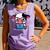 Adorable Book Lover Cow With Reading Glasses Cute Comfort Colors Tank Top Lagoon