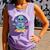 Alien Reader Reading Teacher Librarian Book Lover Comfort Colors Tank Top Lagoon