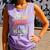 Ask Me What I'm Reading Bookworm Librarian Reader Comfort Colors Tank Top Lagoon