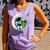 Astronaut Reading Book To Alien Shirt Moon Space Lover Kids Comfort Colors Tank Top Lagoon