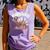 Book Dinosaur T-Rex Bookworm Dino Book Reading Comfort Colors Tank Top Lagoon