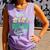 Book Fair Queen Literature School Book Fair Event Comfort Colors Tank Top Lagoon