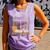Book Lover Moonlight Reading Scene Night Comfort Colors Tank Top Lagoon
