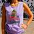 All Booked For Christmas Librarian Reader Xmas Pajama Comfort Colors Tank Top Lagoon