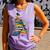 Books Abstract Artist Women Art Painting Books Comfort Colors Tank Top Lagoon