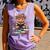 Bookworm Cute Baby Highland Cow Reading Book Comfort Colors Tank Top Lagoon