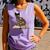 Cat Book Flowers Comfort Colors Tank Top Lagoon