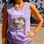 Coffee Cats And Books Cozy Calico Reader Love Cute Cat Comfort Colors Tank Top Lagoon
