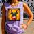 Colorful Sketch Oil Painting Of A Bat Reading Book Comfort Colors Tank Top Lagoon