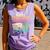Crochet And Reading Crocheter Bookish Crocheting Book Lover Comfort Colors Tank Top Lagoon