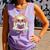 Cute 100th Day Of School 100 Days Dog Reading Book Rainbow Comfort Colors Tank Top Lagoon
