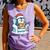 Cute Christmas Penguin Reading Book Cozy Winter Holiday Art Comfort Colors Tank Top Lagoon