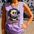 Cute Panda Reading Book Under Moon Bookworm Coffee Lover Comfort Colors Tank Top Lagoon