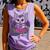 Cute Pastel Goth Bat Reading Book Comfort Colors Tank Top Lagoon