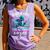 Dragon Reading Just A Girl Who Loves Dragons And Books Comfort Colors Tank Top Lagoon