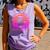 With A Dreamy Far-Off Look And Her Nose Stuck In A Book Comfort Colors Tank Top Lagoon