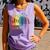 Floral Book Equality Human Rights Social Justice Peace Love Comfort Colors Tank Top Lagoon