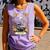 Floral Tarot Card The Reader Skeleton Reading Book Comfort Colors Tank Top Lagoon