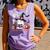 Ghost Reading Book Coquette Bow Halloween Girl Toddler Kid Premium Comfort Colors Tank Top Lagoon