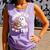 Haunted By My TBR Cute Ghost Book Reading Teacher Halloween Comfort Colors Tank Top Lagoon