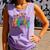 It's A Good Day To Read A Book Floral Book Lovers Librarian Comfort Colors Tank Top Lagoon