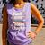 Just One More Chapter Book Reading Floral Teacher Book Lover Comfort Colors Tank Top Lagoon