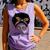 Librarian Teacher Messy Bun Life Book Library Back To School Comfort Colors Tank Top Lagoon
