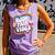 Library Book Fair Vibe Groovy Retro School Reading Nostalgic Comfort Colors Tank Top Lagoon