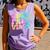 Library Book Fair Vibe Tie Dye School Reading Nostalgic Comfort Colors Tank Top Lagoon