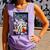 Marvel Universe Classic Dazzler Light Power Comic Book Cover Comfort Colors Tank Top Lagoon