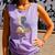 Night Owl Book Club Crescent Moon Late Night Reading Comfort Colors Tank Top Lagoon