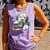 Old English Sheepdog Books Reading Dog Breed Graphic Comfort Colors Tank Top Lagoon