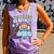 Orange Cat Reading Book 67 Six Seven Meme Comfort Colors Tank Top Lagoon