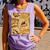 Orange Comic Book Orange Color Graphic Premium Tri-Blend Comfort Colors Tank Top Lagoon
