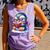 Penguin Reading a Book Animal Comfort Colors Tank Top Lagoon