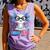 I Read Alotl Cute Axolotl Reading Book Lover Comfort Colors Tank Top Lagoon