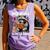 Well Read & Slightly Feral Raccoon Book Lover Graphic Comfort Colors Tank Top Lagoon