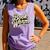 Retro Book Worm Reading For Book Lovers Comfort Colors Tank Top Lagoon