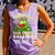 Toad-Ally 100 Days Smarter Frog Reading Book 100 School Day Comfort Colors Tank Top Lagoon