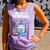 Wild About Reading Book Lover Hippo Comfort Colors Tank Top Lagoon