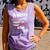 A Woman Cannot Survive On Books Alone She Also Needs Yarn Premium Comfort Colors Tank Top Lagoon