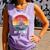 Women's Easily Distracted By Books Comfort Colors Tank Top Lagoon