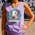 Women's Readsolotl Kawaii Axolotl Reading Book Lover Comfort Colors Tank Top Lagoon