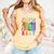 8647 Equal Rights Book Flower Trump Women Rights Feminist Comfort Colors Tank Top Grey